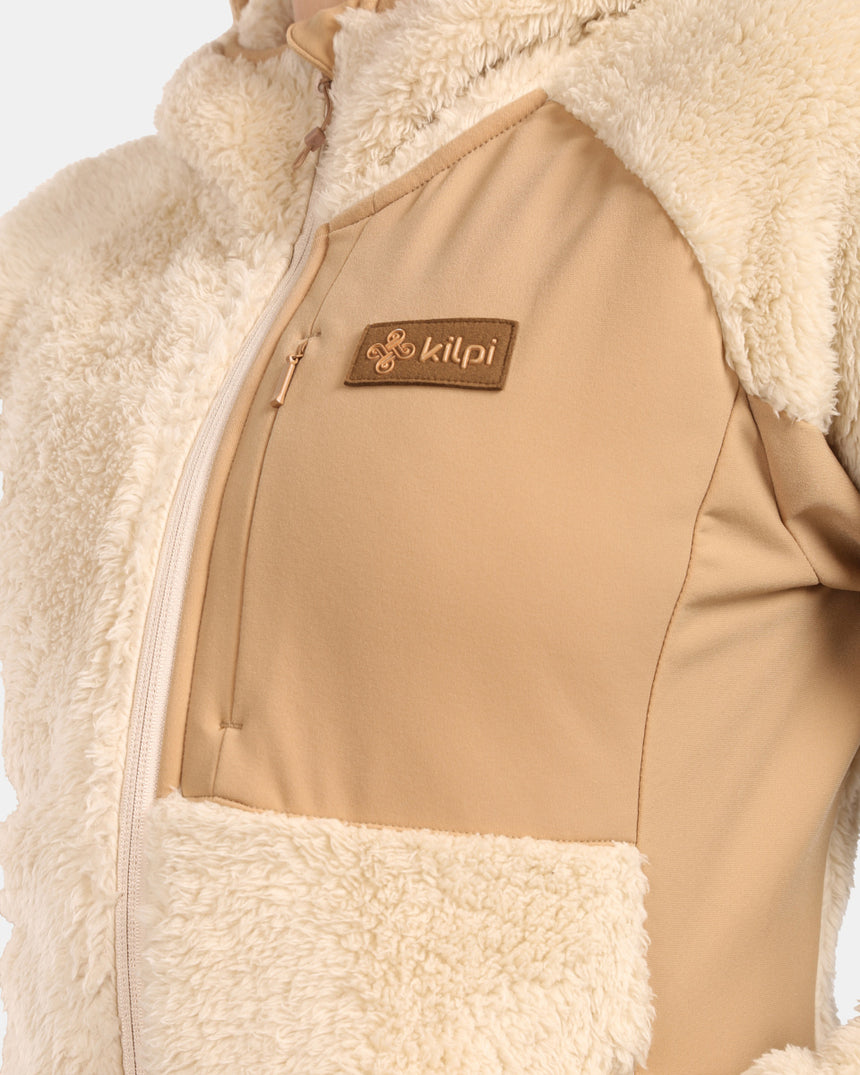 Women´s hairy fleece hoodie Kilpi NORKA-W