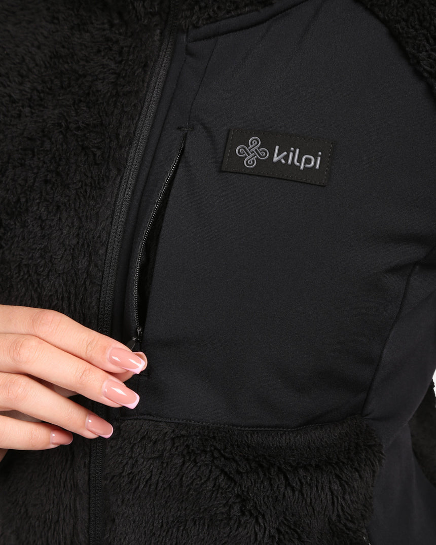 Women´s hairy fleece hoodie Kilpi NORKA-W