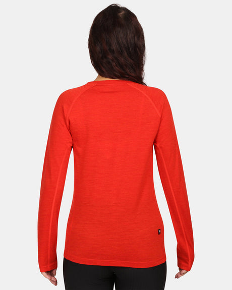 Women's merino wool base layer top Kilpi MAVORA TOP-W