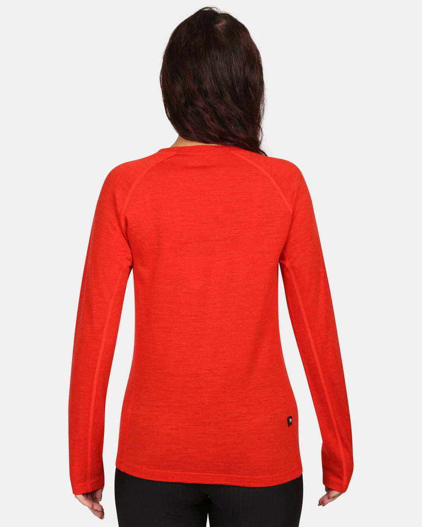 Women's merino wool base layer top Kilpi MAVORA TOP-W