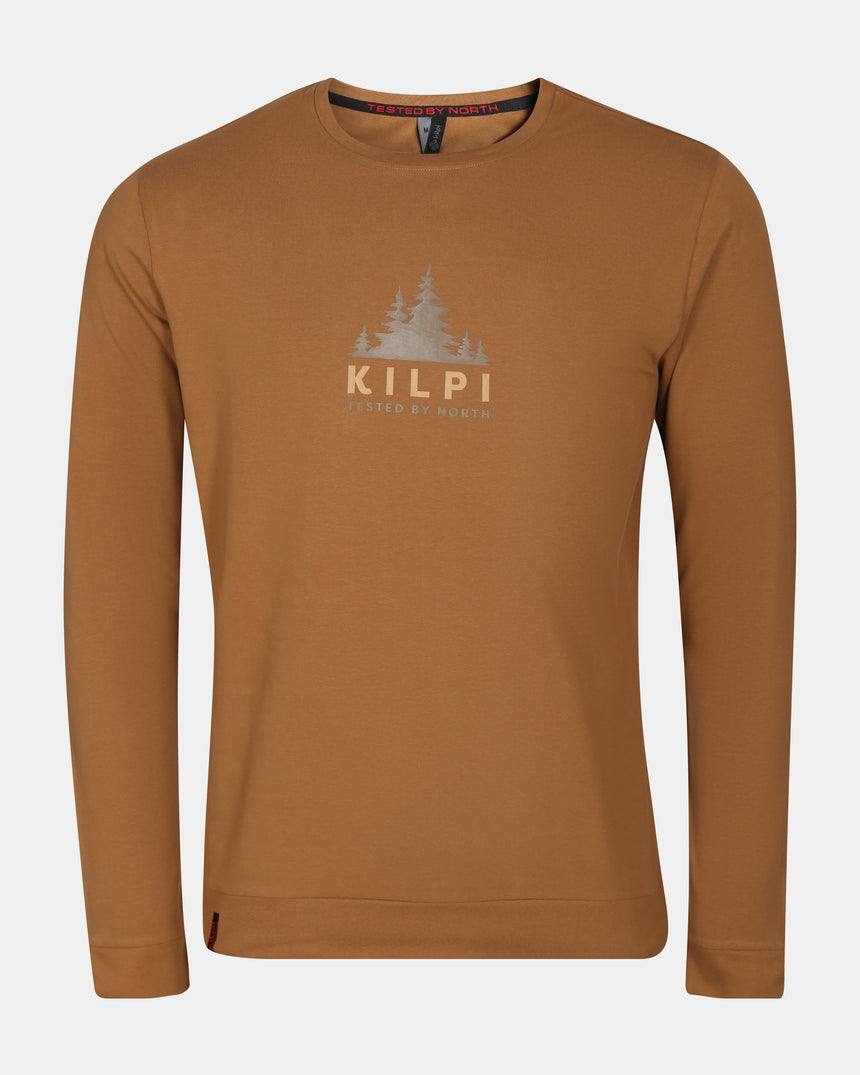 Men´s cotton long sleeve T-shirt Kilpi BASE-M