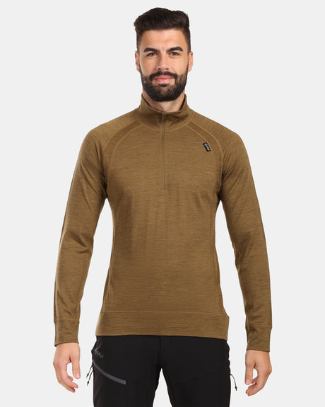 Men´s long sleeve merino wool base layer top Kilpi JAGER-M