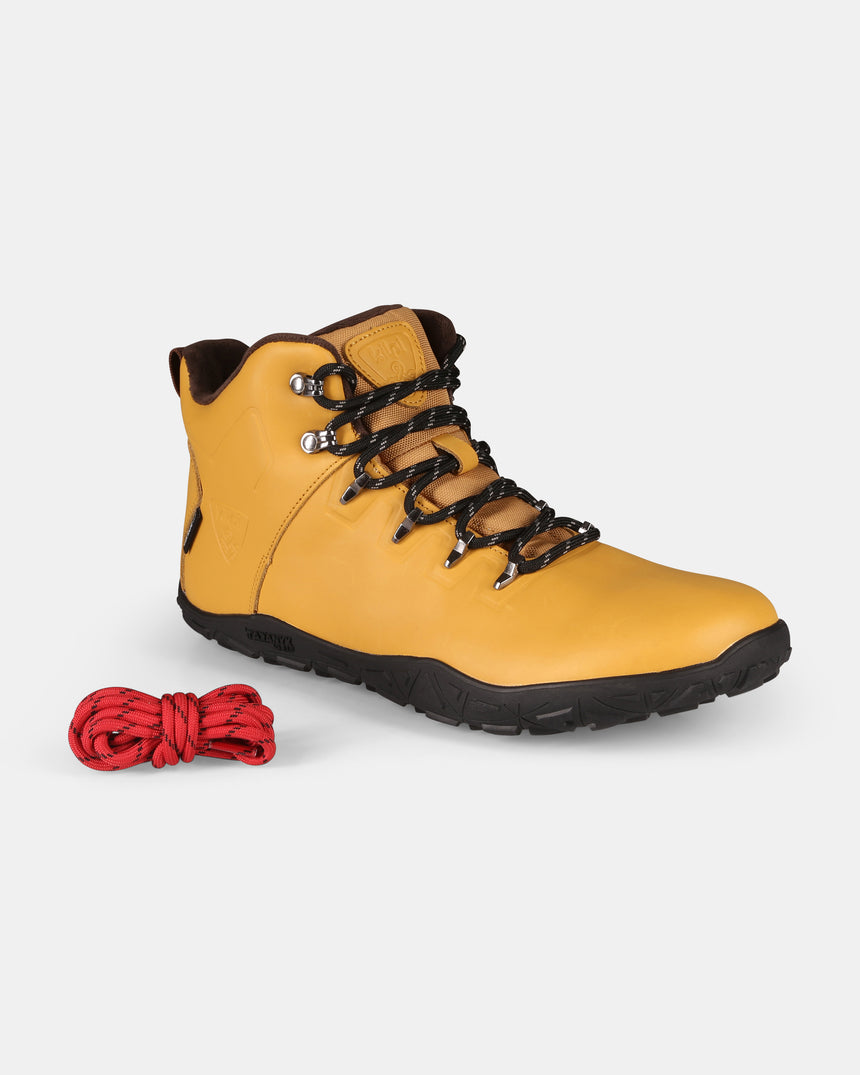 Unisex high outdoor barefoot shoes Kilpi BARE LEATHER HIGH-U