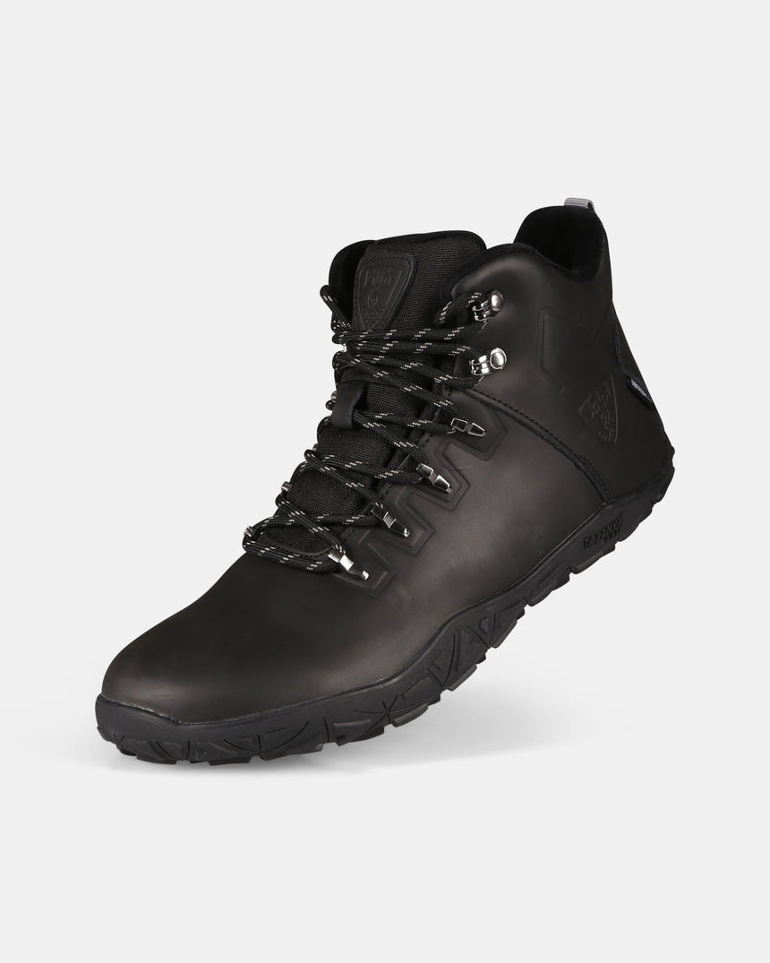 Unisex high outdoor barefoot shoes Kilpi BARE LEATHER HIGH-U